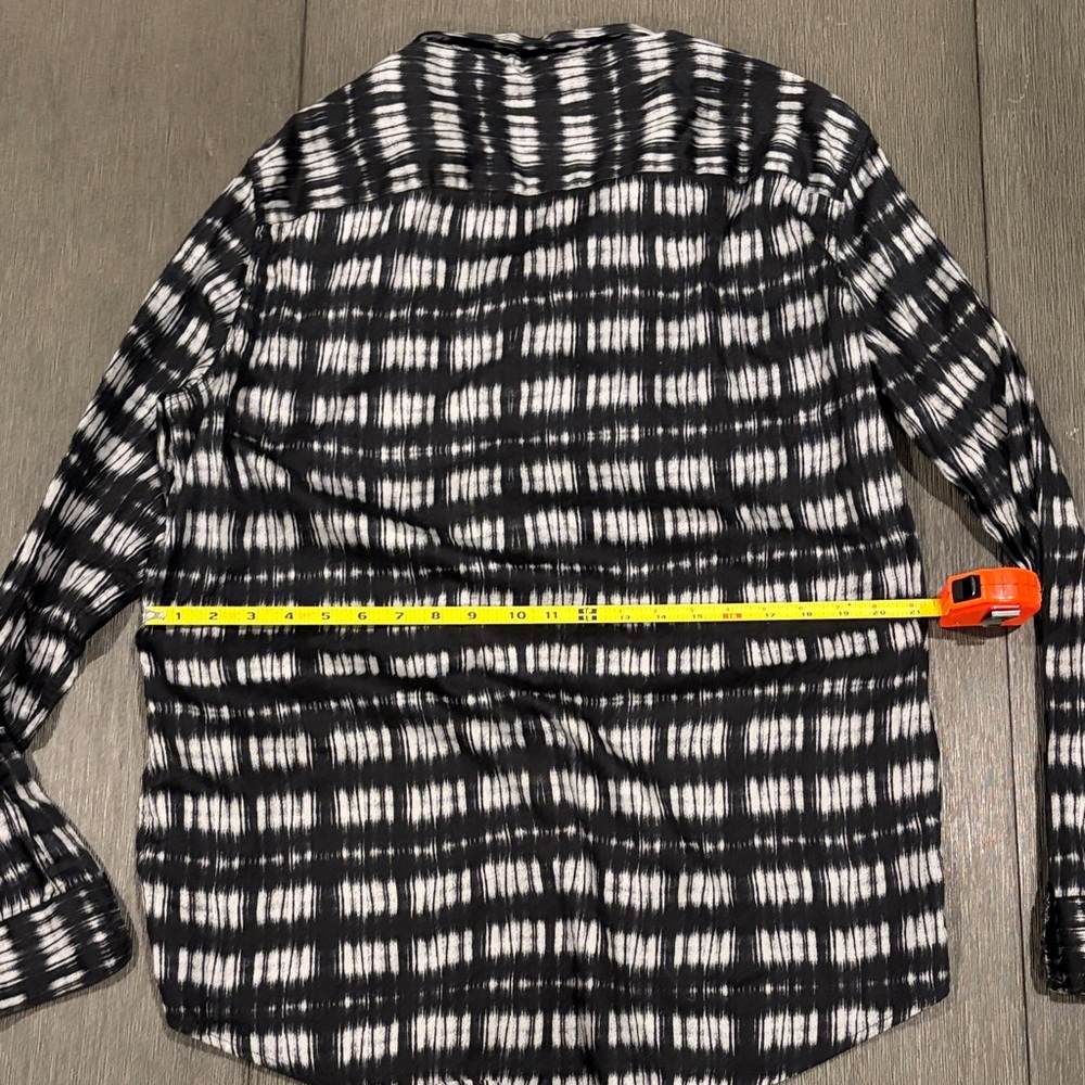 A/X Armani Exchange Black and White Men's XL long sleeve Shirt - Picture 5 of 9